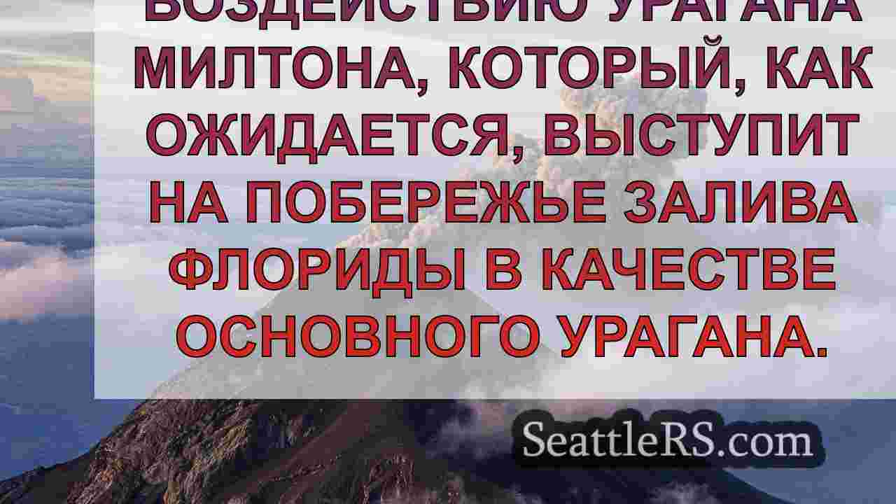 Обновление ураганов: Милтон в категории