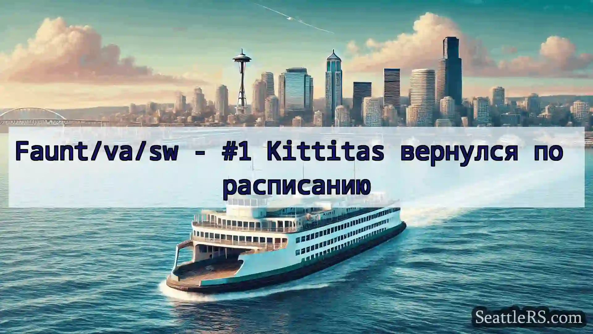 Сиэтл паромные новости Faunt/va/sw - #1 Kittitas вернулся