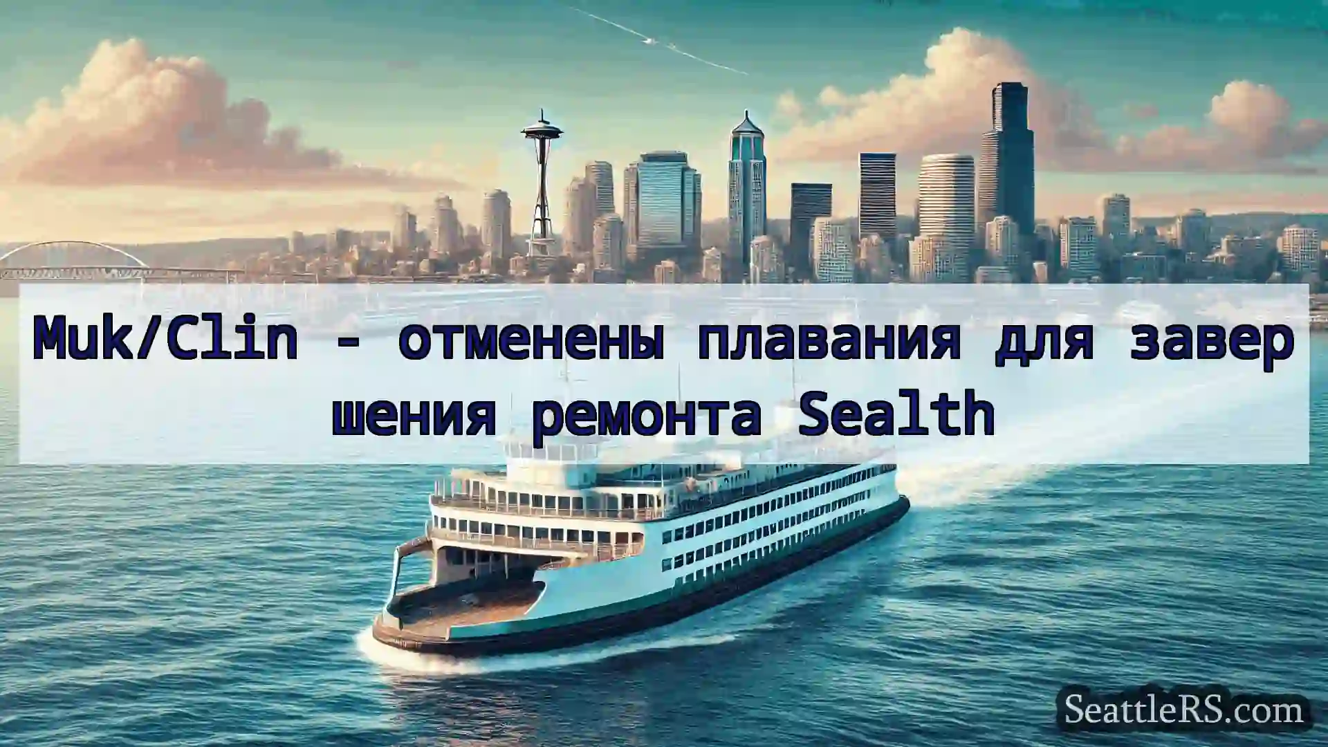 Сиэтл паромные новости Muk/Clin - отменены плавания для