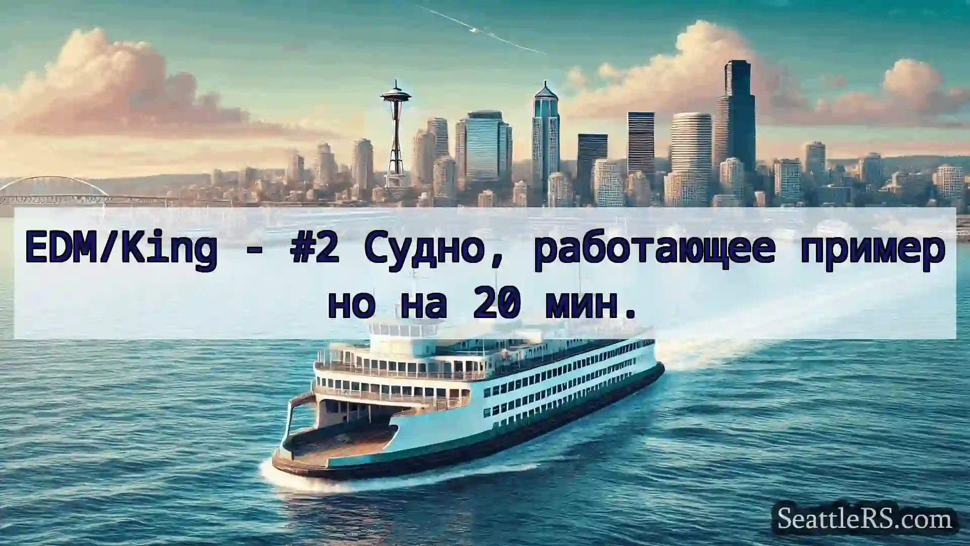 Сиэтл паромные новости EDM/King - #2 Судно, работающее