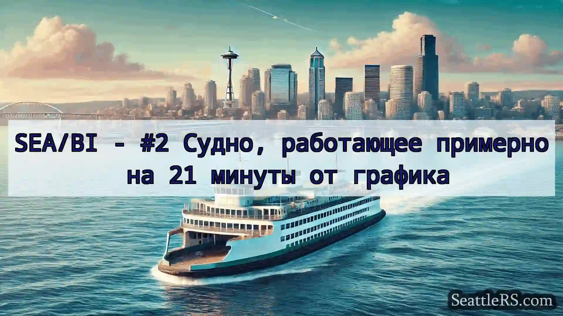 Сиэтл паромные новости SEA/BI - #2 Судно, работающее