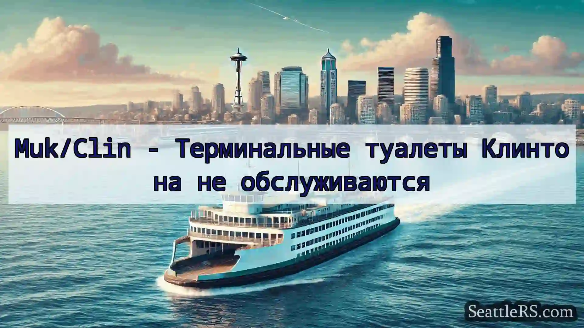 Сиэтл паромные новости Muk/Clin - Терминальные туалеты