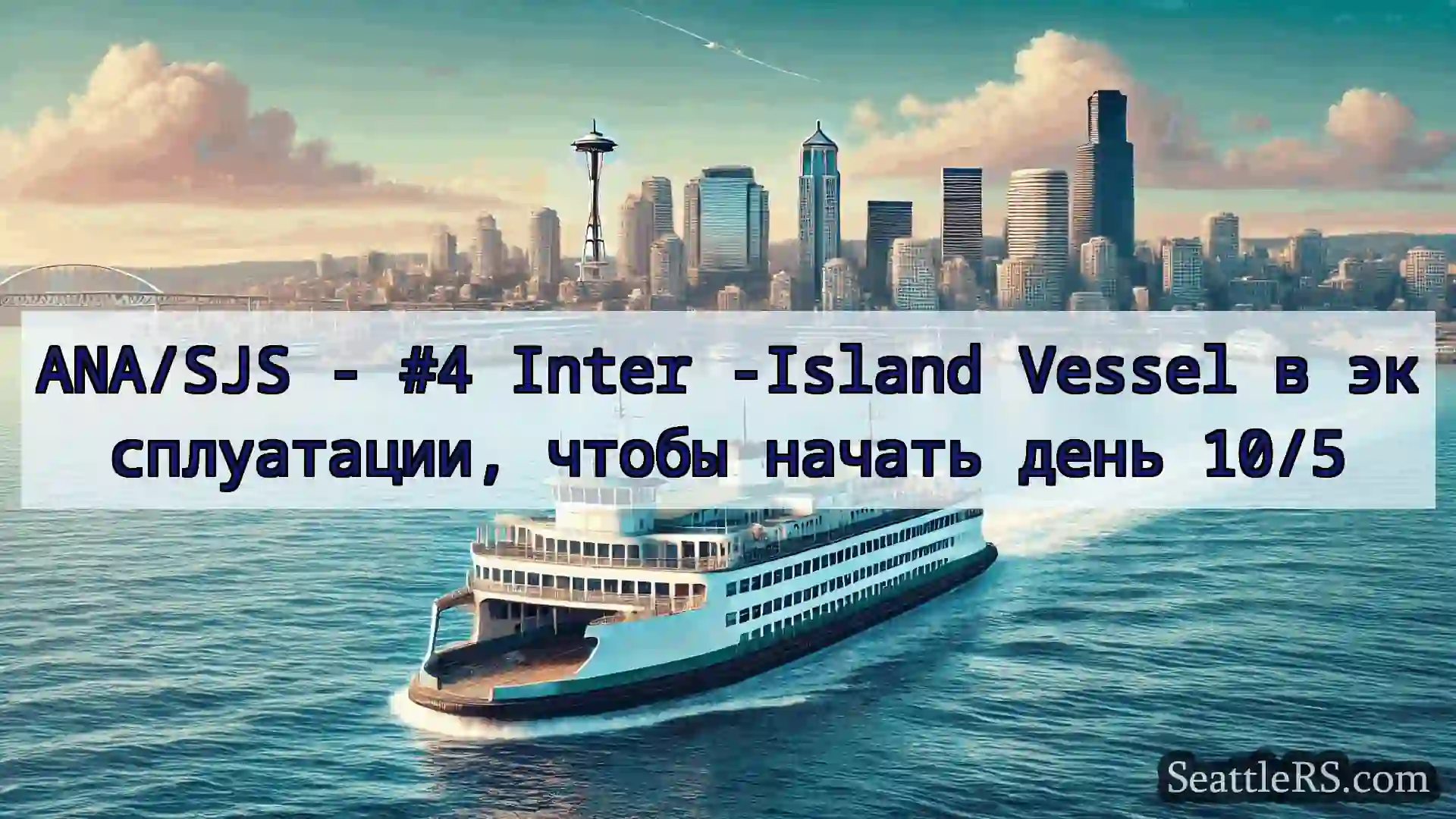 Сиэтл паромные новости ANA/SJS - #4 Inter -Island Vessel