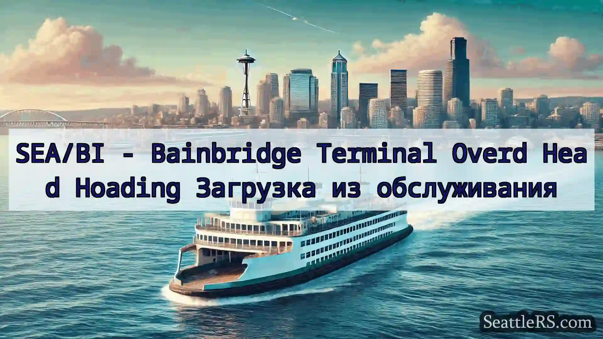 Сиэтл паромные новости SEA/BI - Bainbridge Terminal Overd