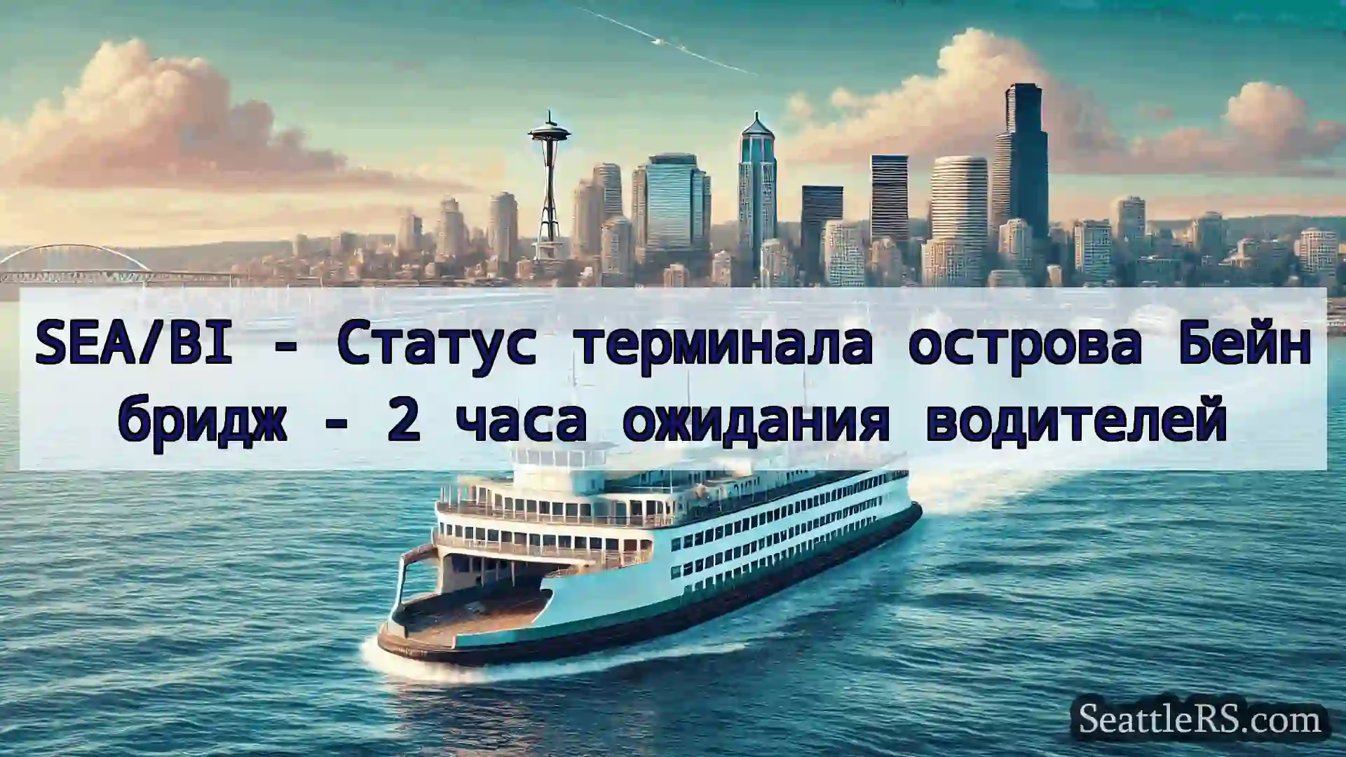 Сиэтл паромные новости SEA/BI - Статус терминала острова