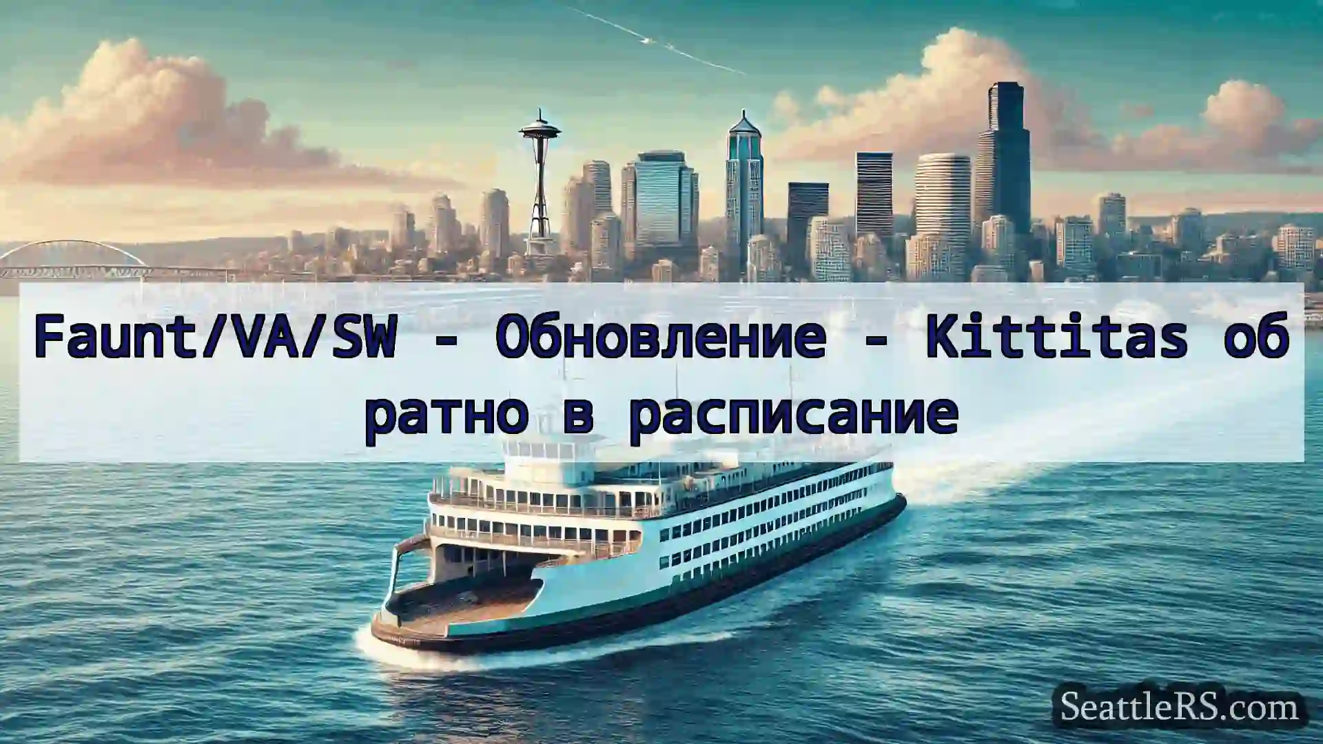 Сиэтл паромные новости Faunt/VA/SW - Обновление -