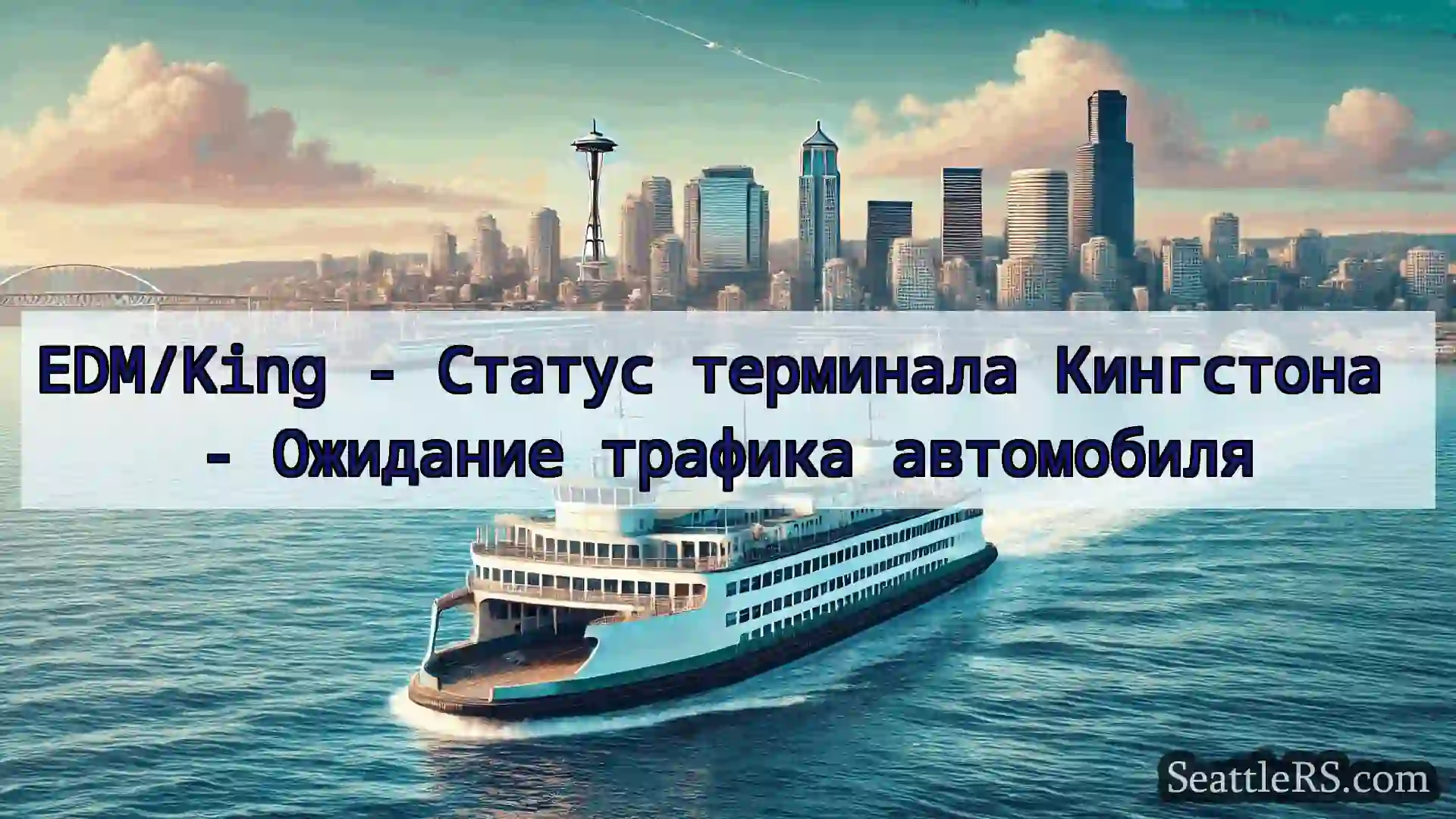 Сиэтл паромные новости EDM/King - Статус терминала