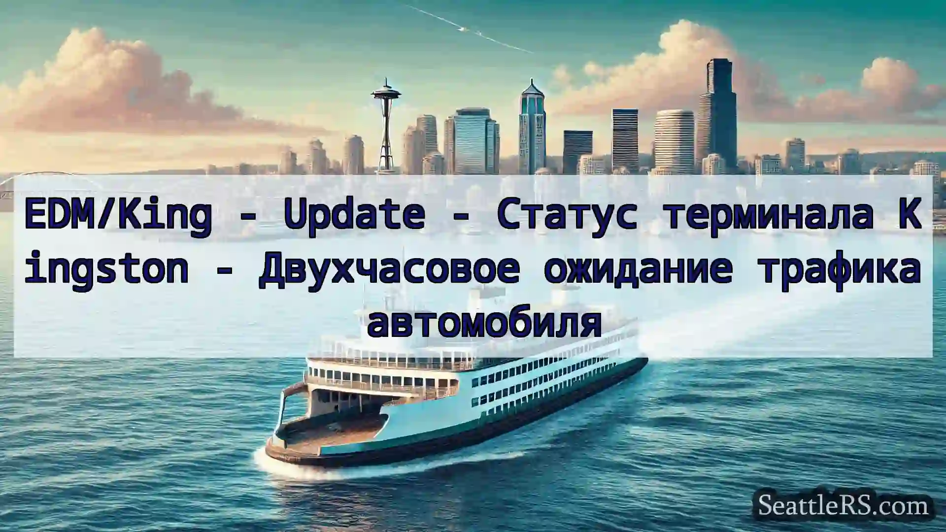 Сиэтл паромные новости EDM/King - Update - Статус