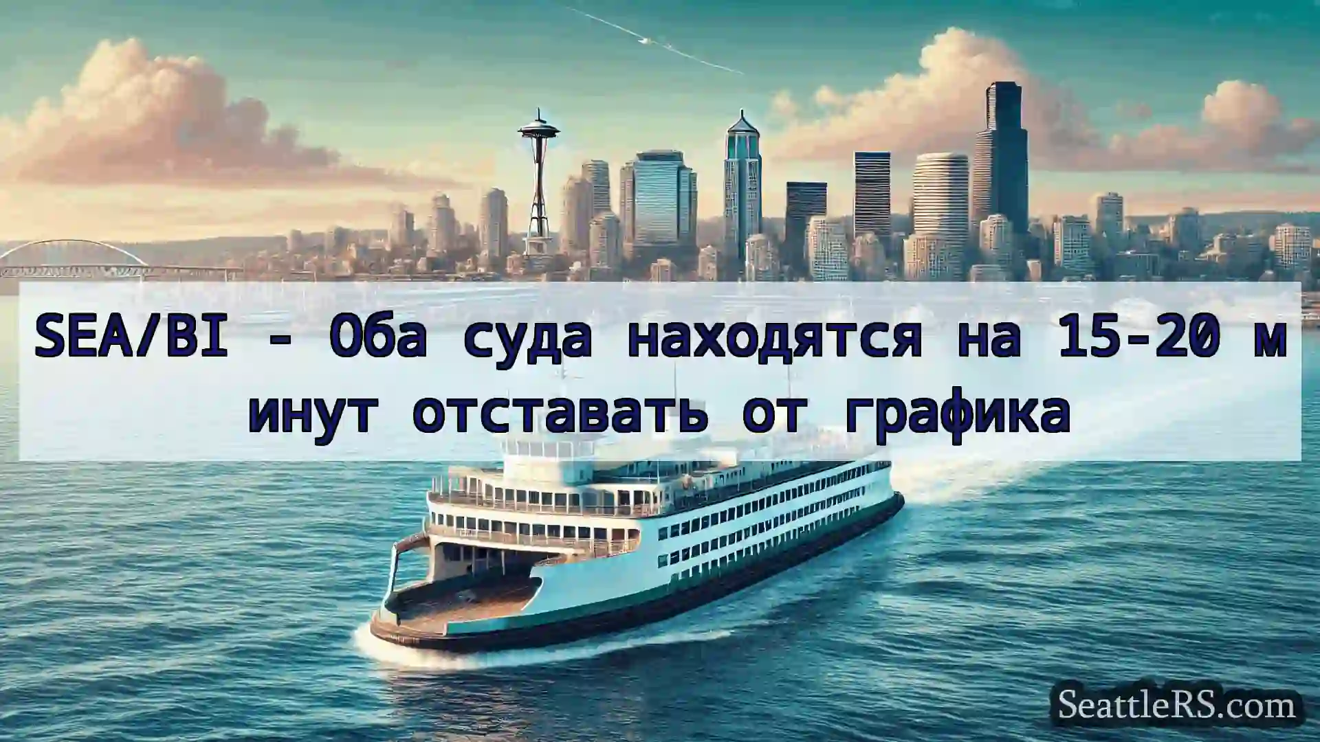 Сиэтл паромные новости SEA/BI - Оба суда находятся на