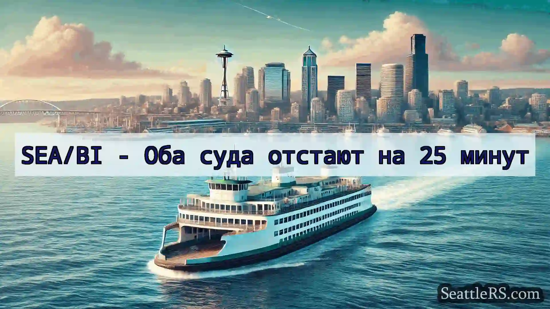 Сиэтл паромные новости SEA/BI - Оба суда отстают на 25
