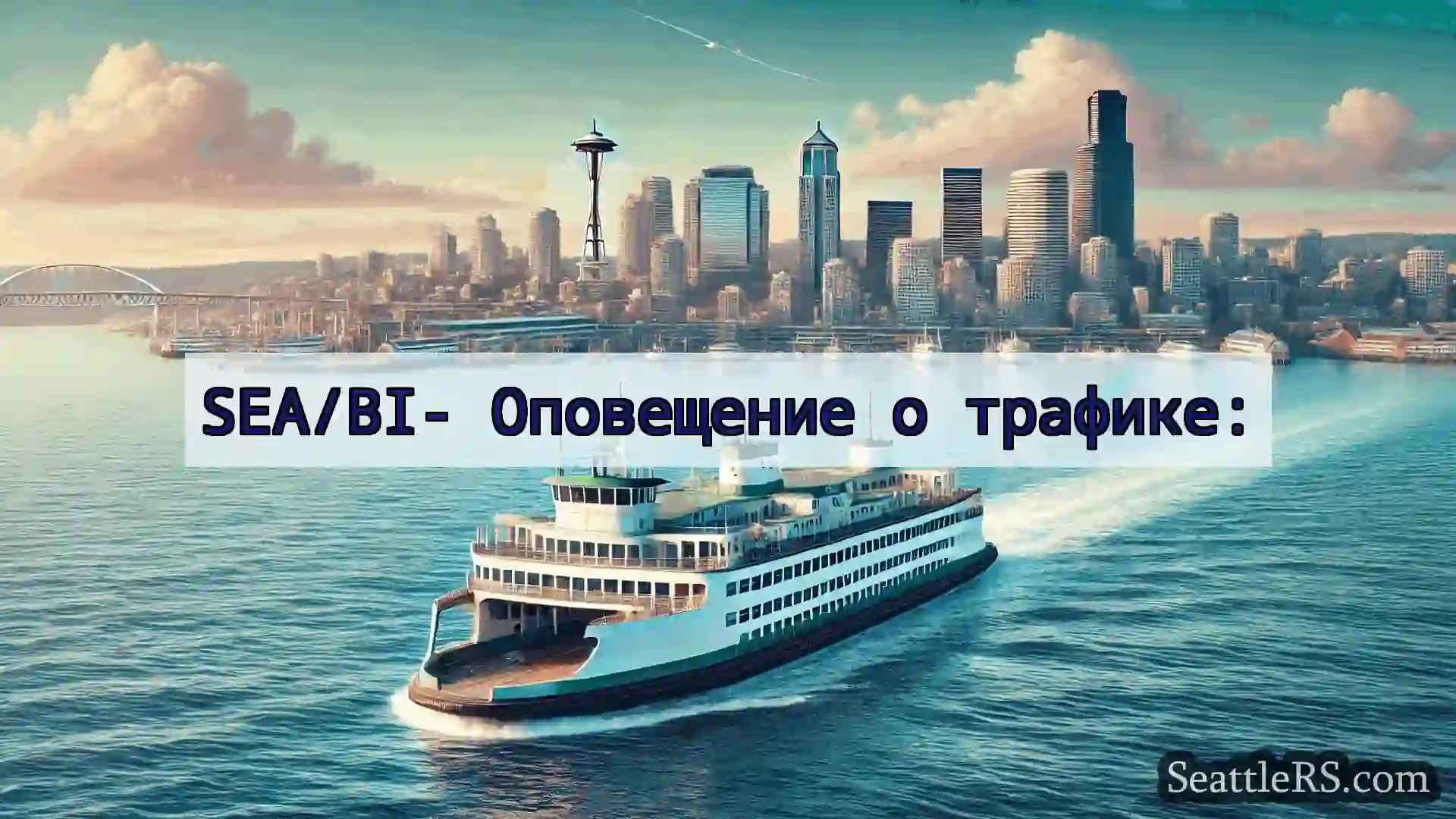Сиэтл паромные новости SEA/BI- Оповещение о трафике: