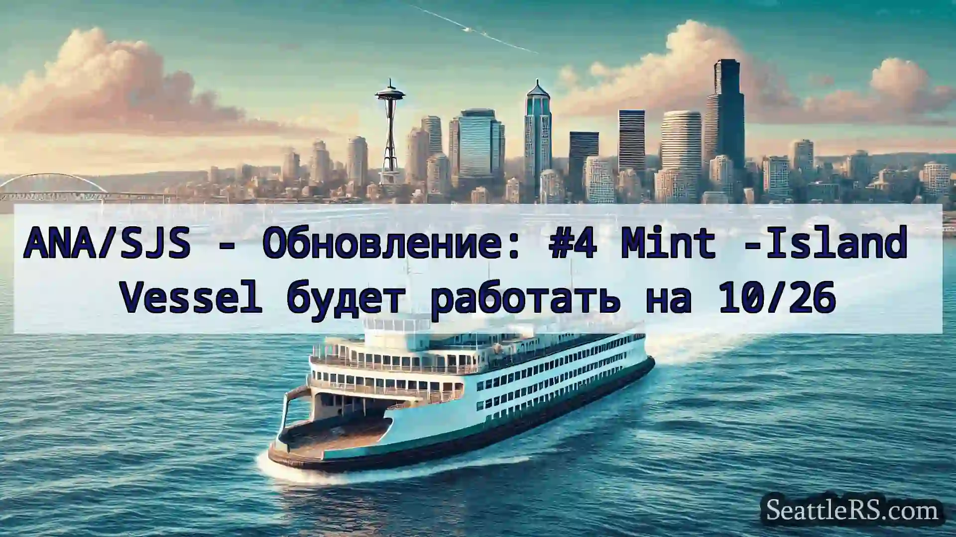Сиэтл паромные новости ANA/SJS - Обновление: #4 Mint