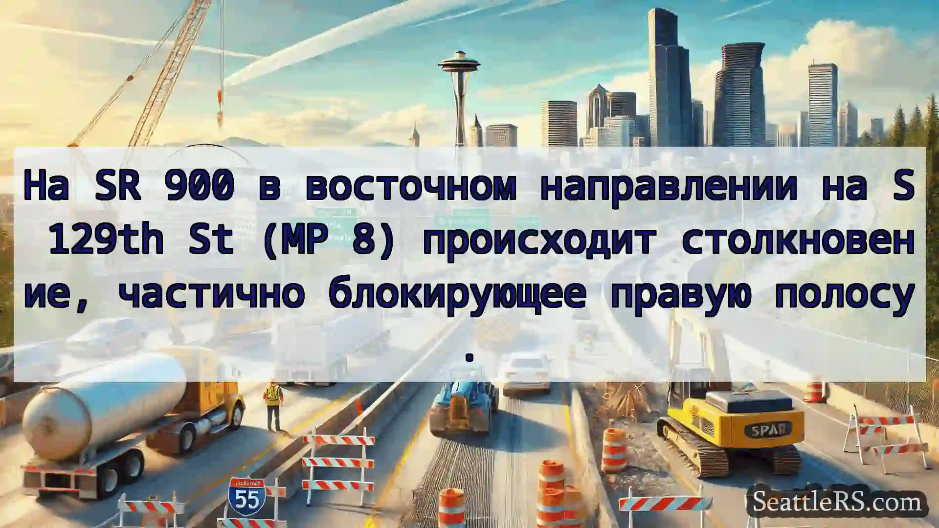 Транспортные новости Сиэтла На SR 900 в восточном направлении