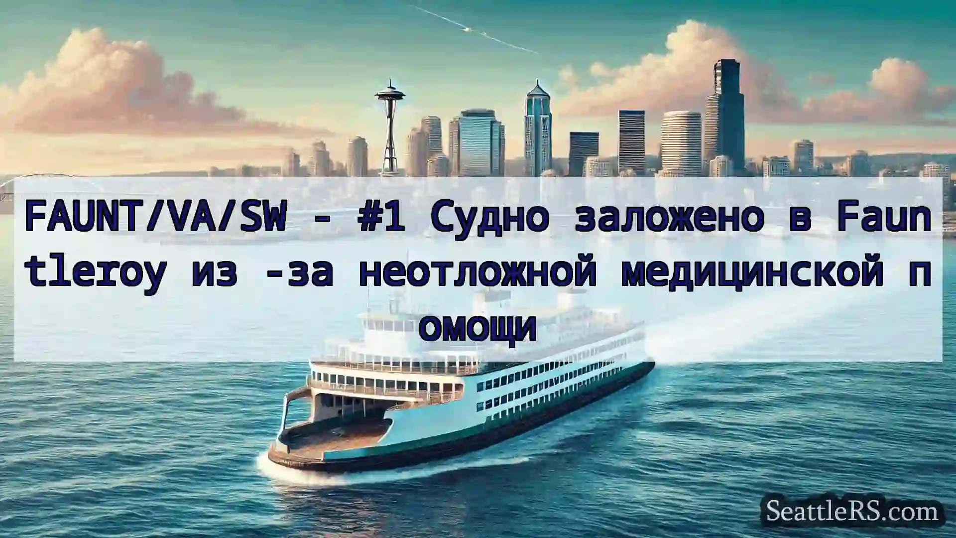 Сиэтл паромные новости FAUNT/VA/SW - #1 Судно заложено в