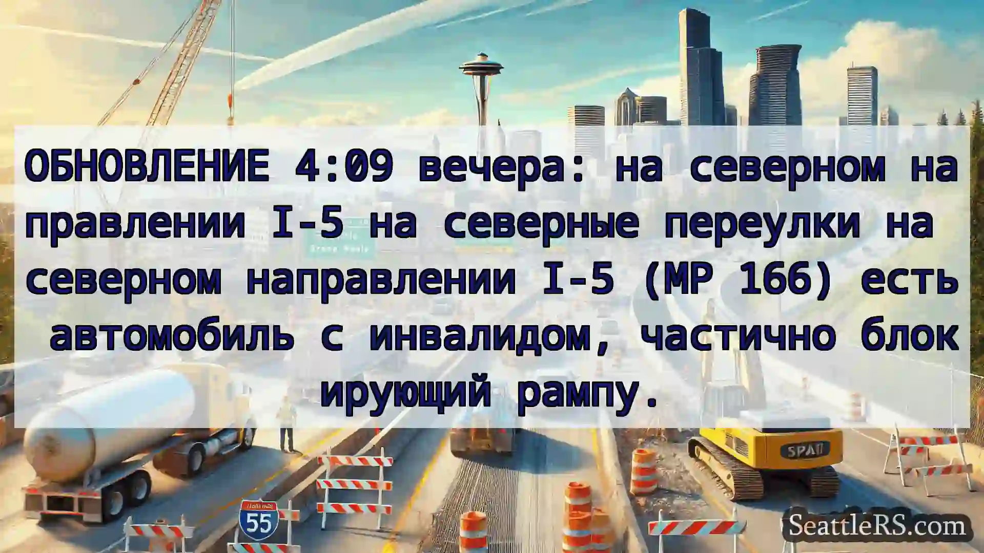 Транспортные новости Сиэтла ОБНОВЛЕНИЕ 4:09 вечера: на