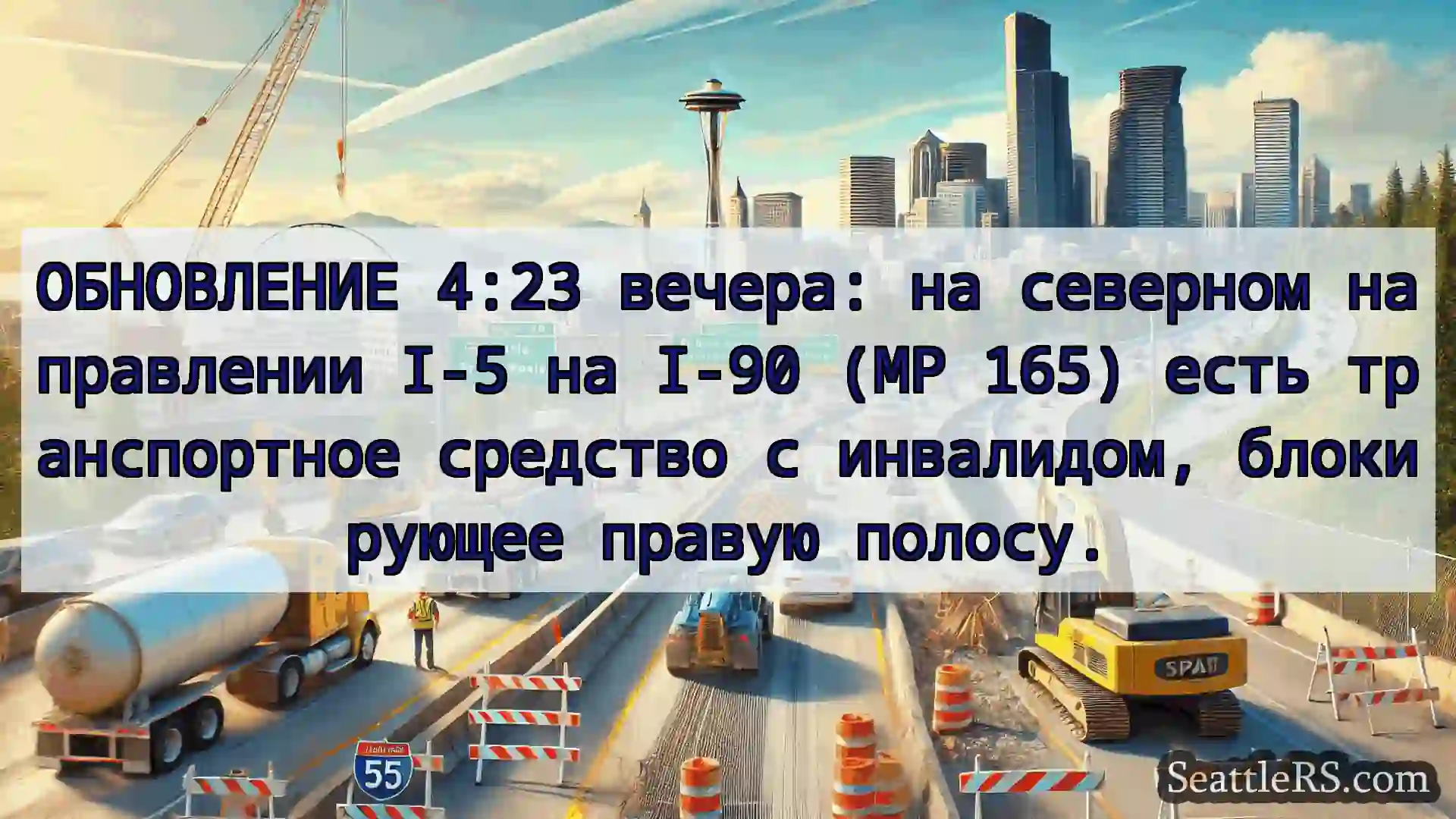 Транспортные новости Сиэтла ОБНОВЛЕНИЕ 4:23 вечера: на