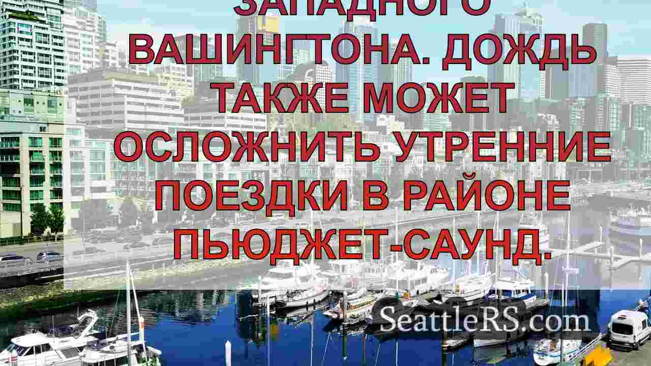 Погода в Сиэтле: Ветреный и дождливый
