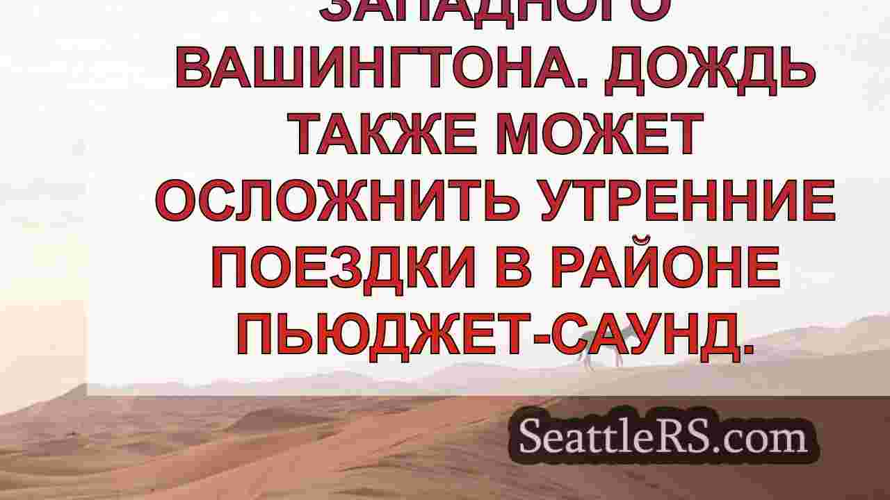 Погода в Сиэтле: Ветреный и дождливый