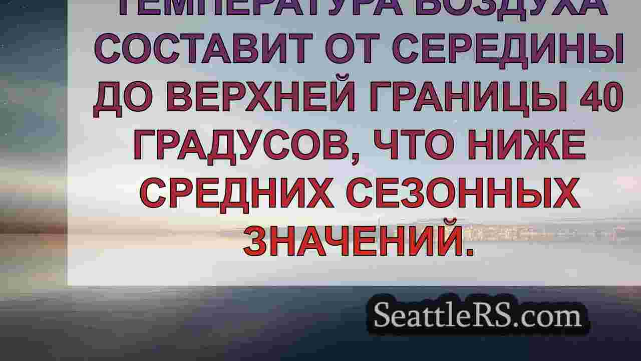 Погода в Сиэтле: Отличная неделя для