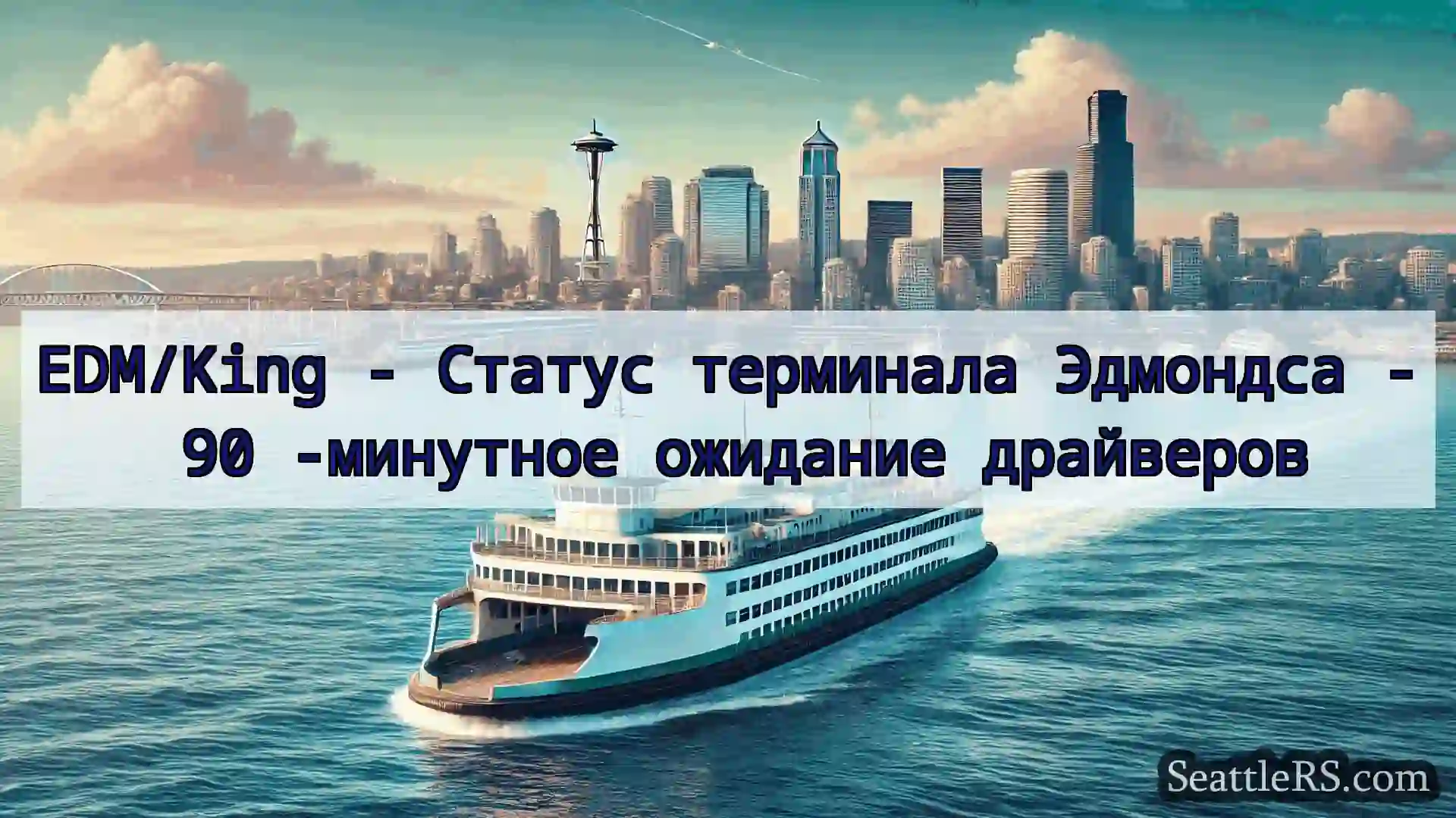 Сиэтл паромные новости EDM/King - Статус терминала