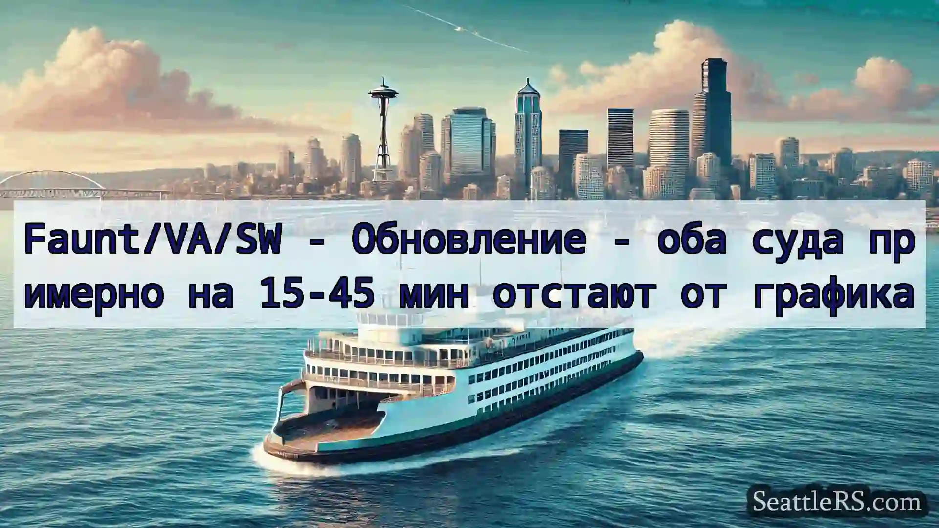 Сиэтл паромные новости Faunt/VA/SW - Обновление - оба