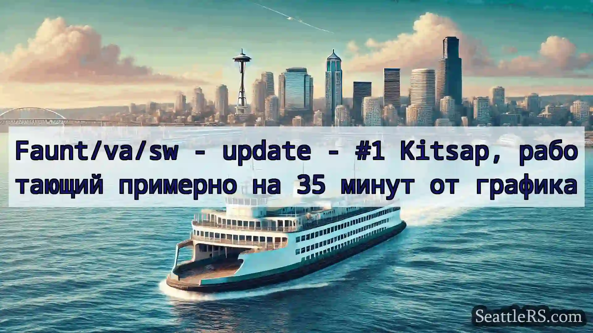 Сиэтл паромные новости Faunt/va/sw - update - #1 Kitsap,