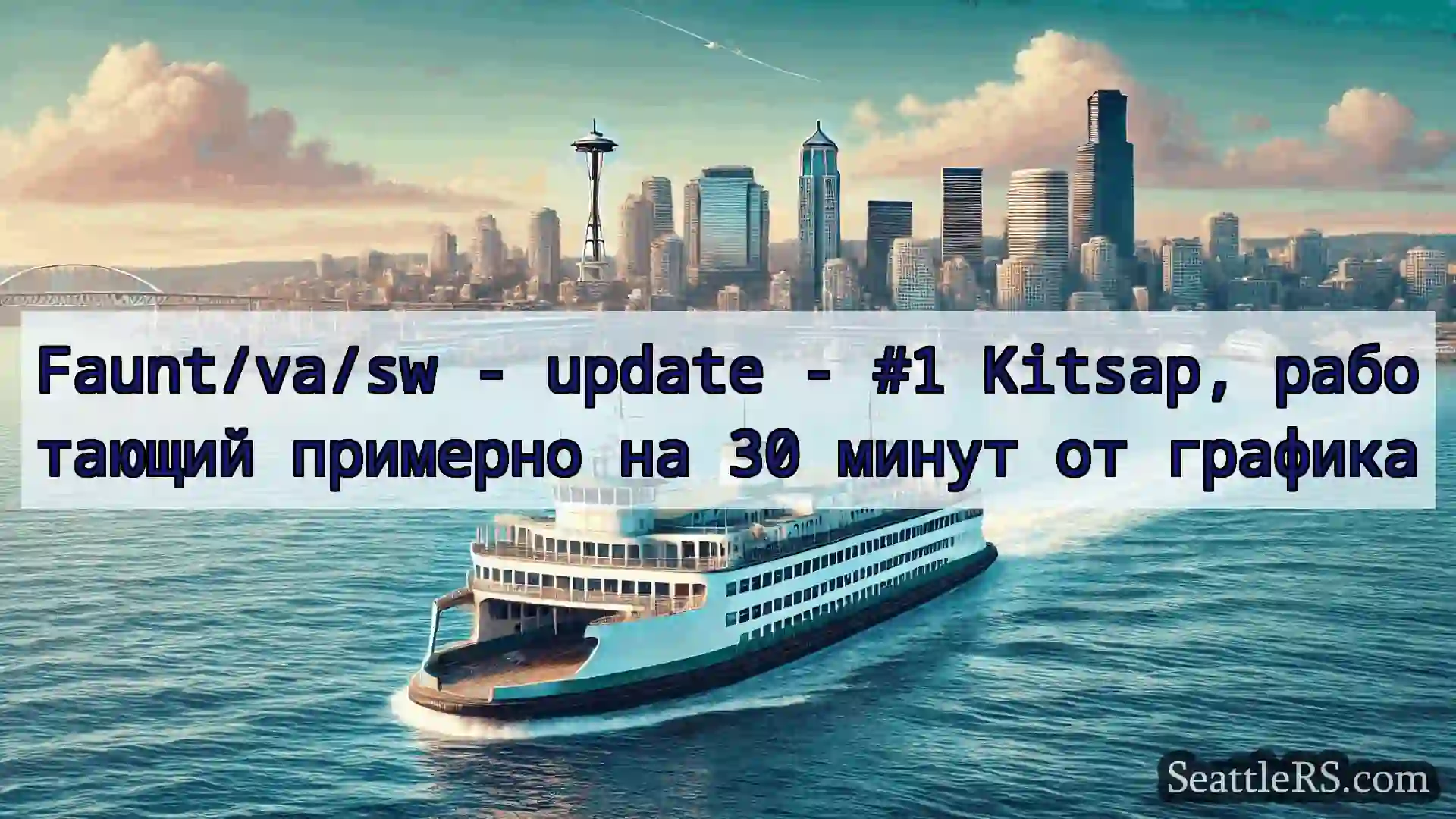 Сиэтл паромные новости Faunt/va/sw - update - #1 Kitsap,