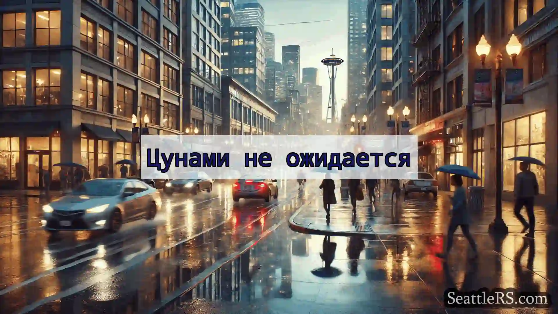 Новости погоды в Сиэтле Цунами не ожидается