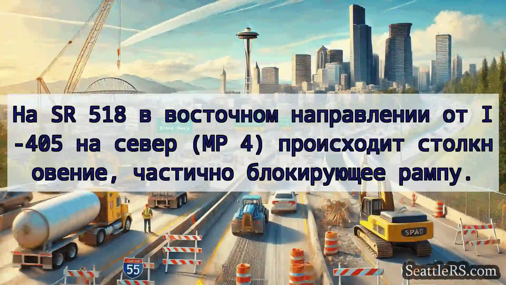 Транспортные новости Сиэтла На SR 518 в восточном направлении