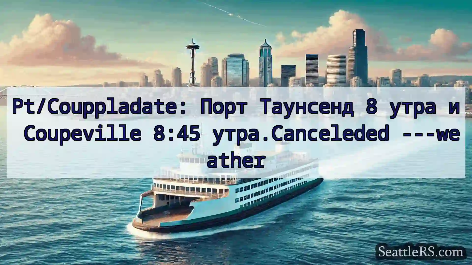 Сиэтл паромные новости Pt/Couppladate: Порт Таунсенд 8