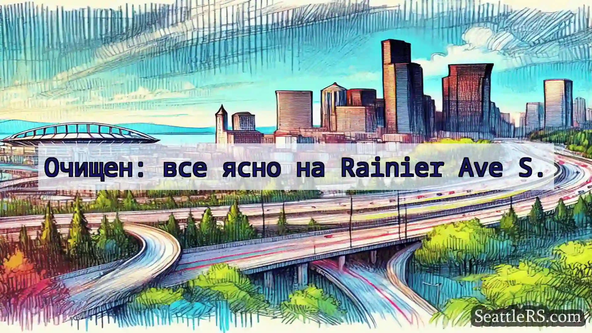 Транспортные новости Сиэтла Очищен: все ясно на Rainier Ave S.