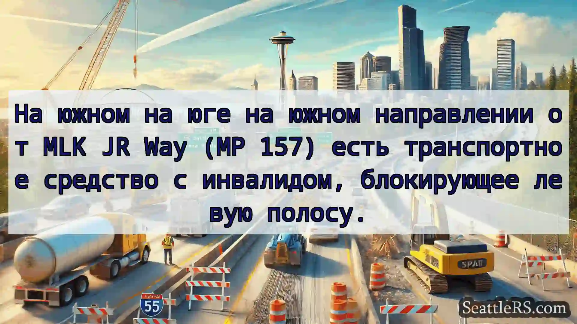 Транспортные новости Сиэтла На южном на юге на южном