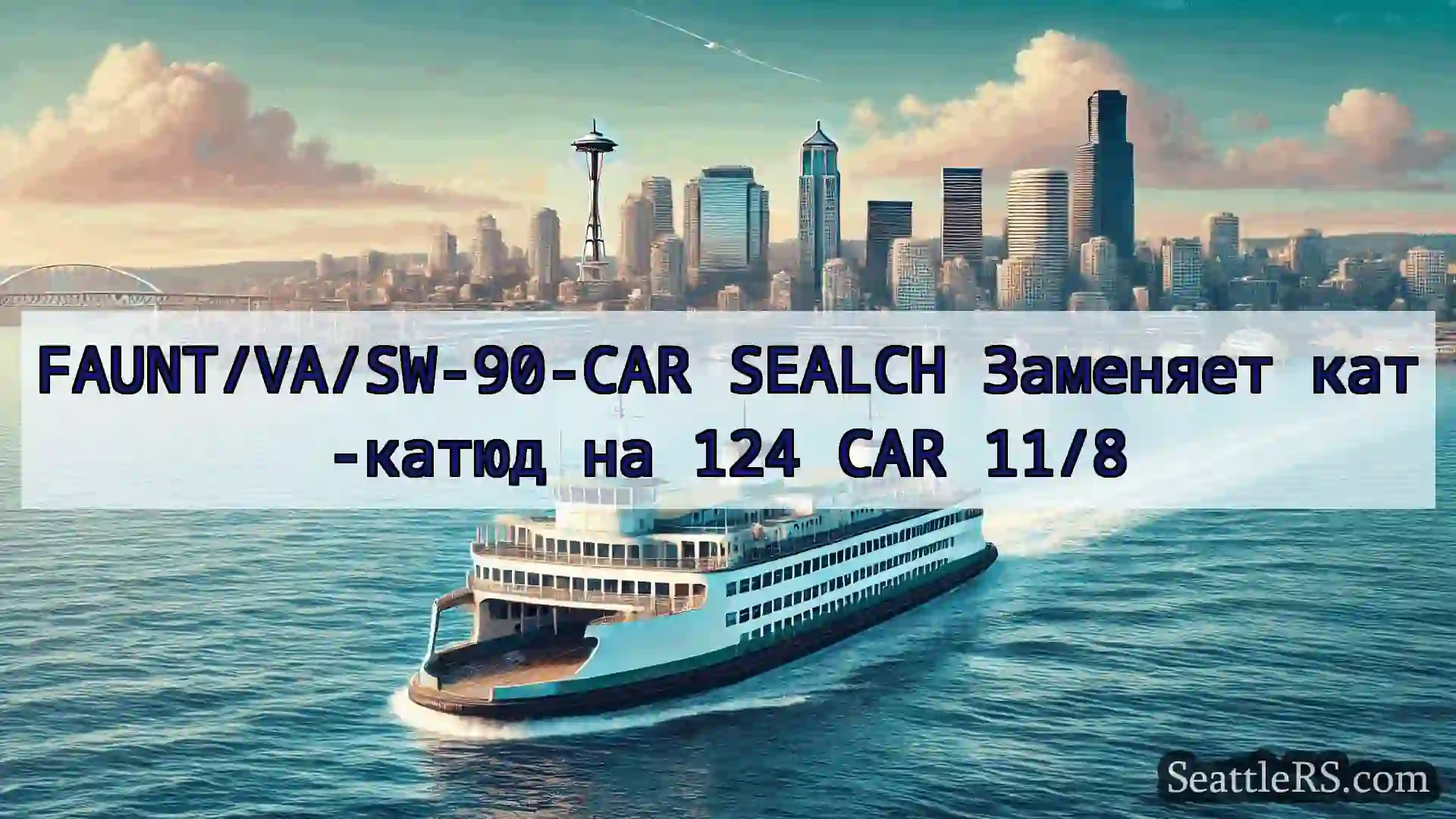 Сиэтл паромные новости FAUNT/VA/SW-90-CAR SEALCH Заменяет
