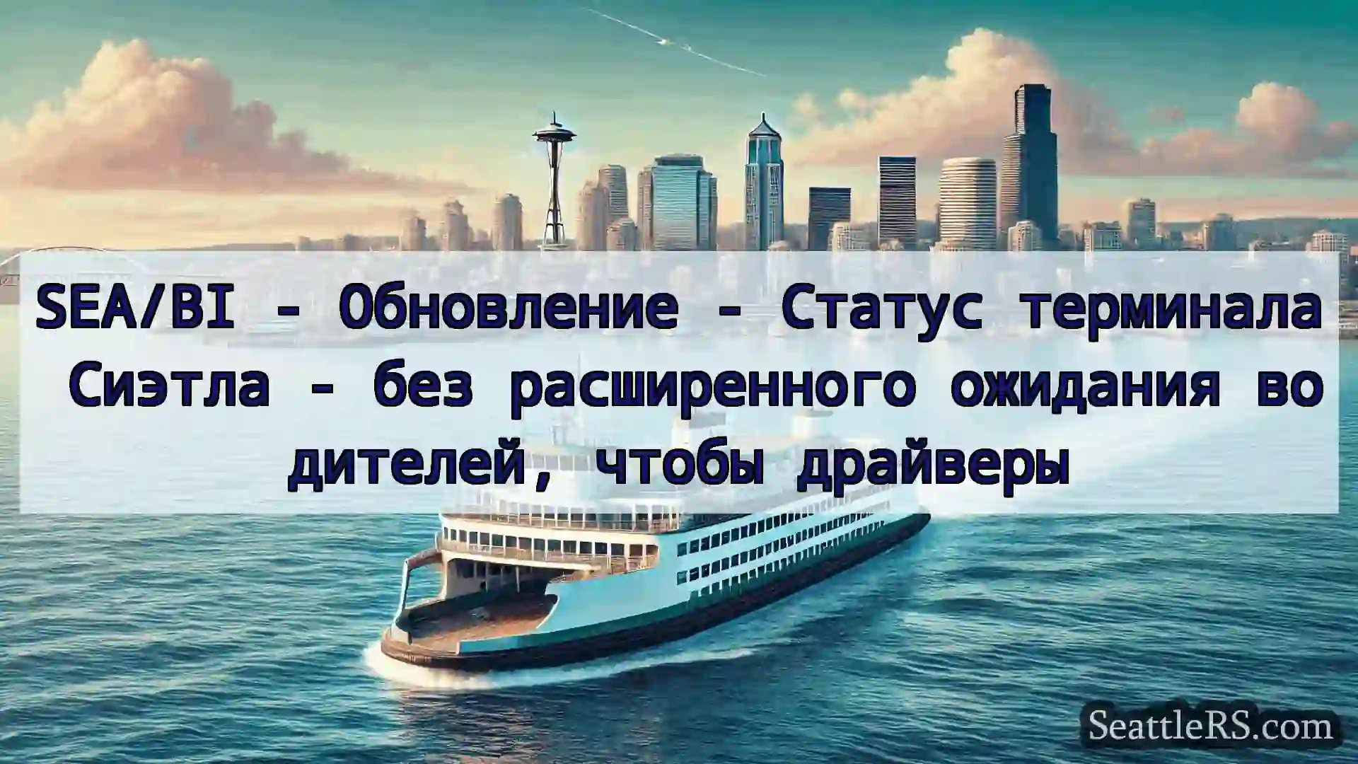 Сиэтл паромные новости SEA/BI - Обновление - Статус