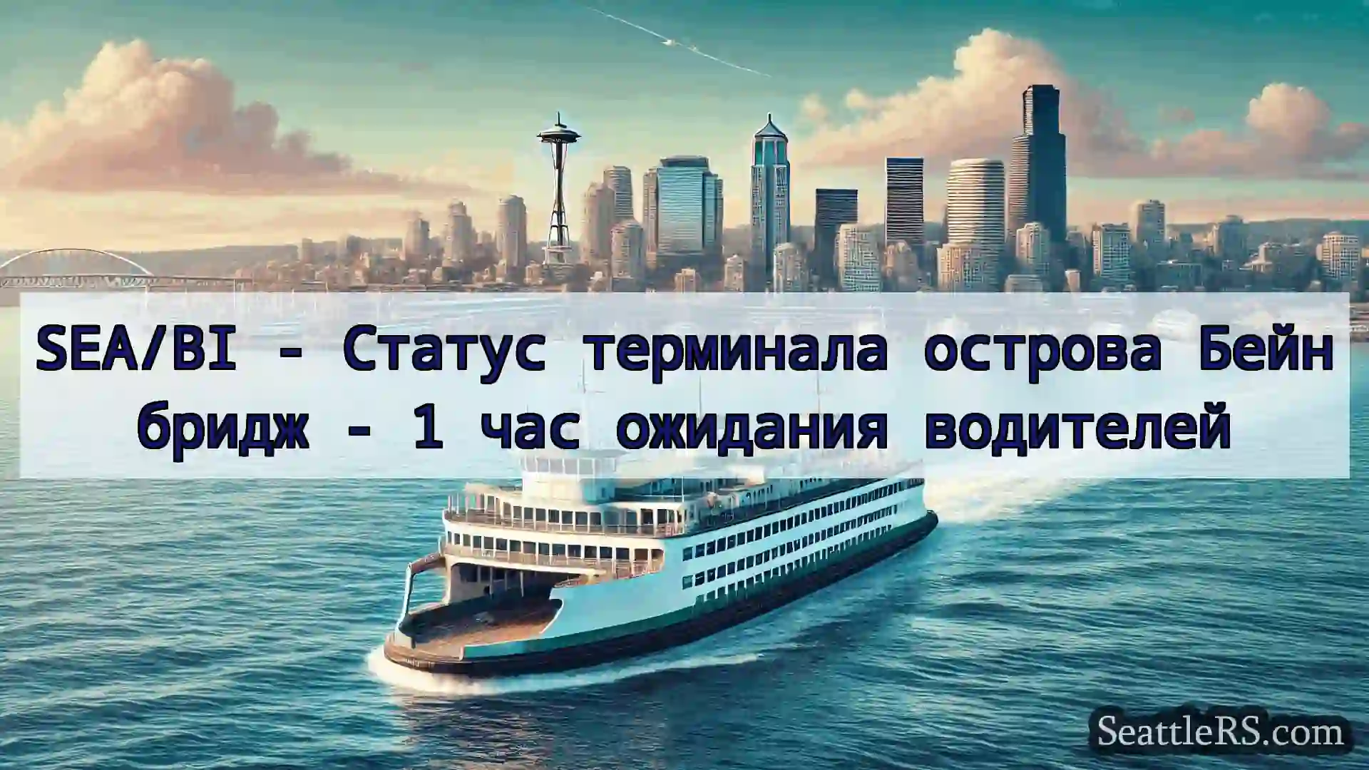 Сиэтл паромные новости SEA/BI - Статус терминала острова