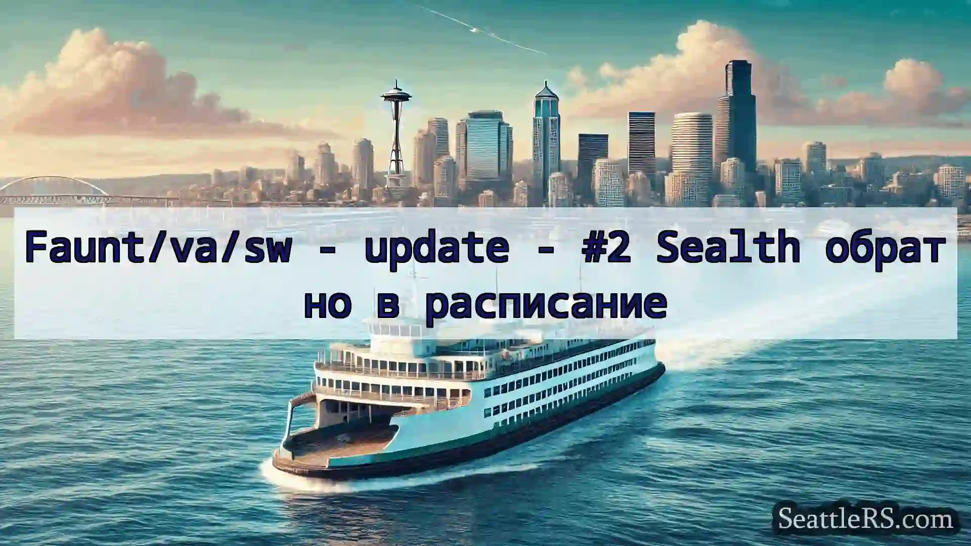 Сиэтл паромные новости Faunt/va/sw - update - #2 Sealth