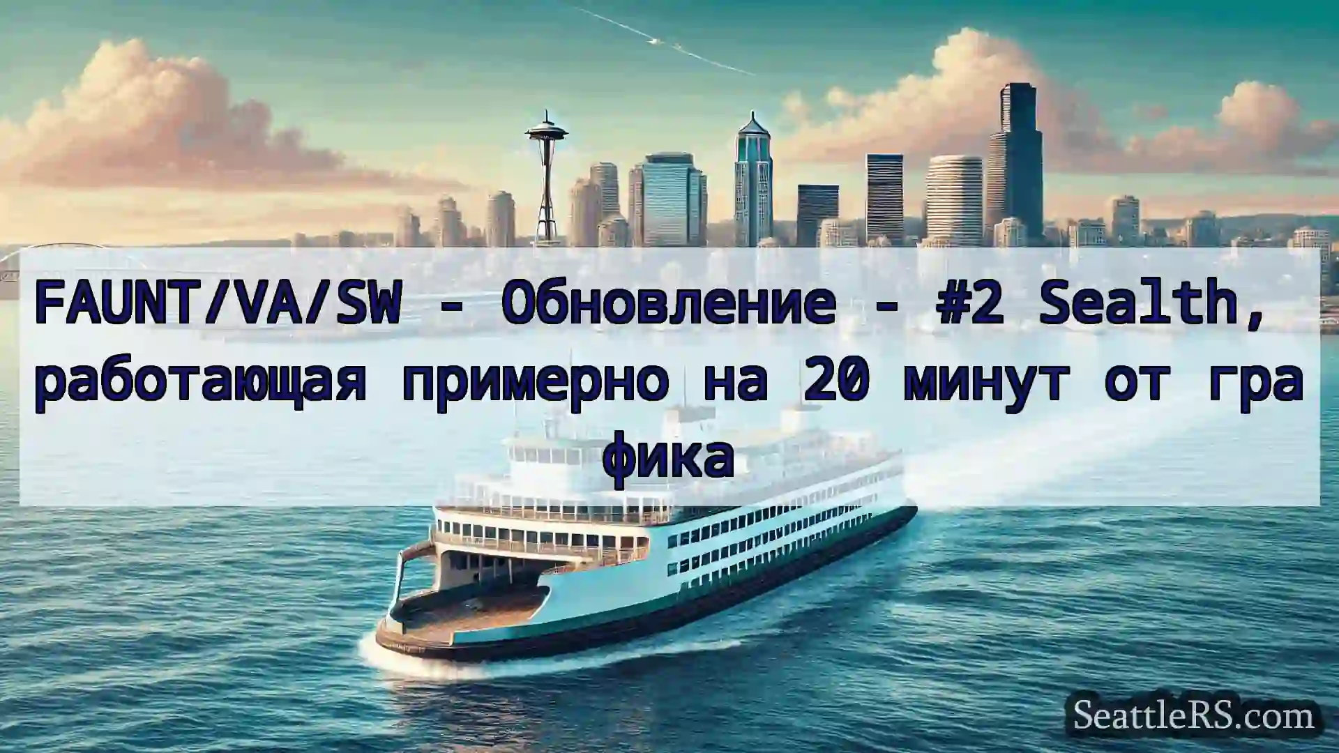 Сиэтл паромные новости FAUNT/VA/SW - Обновление - #2
