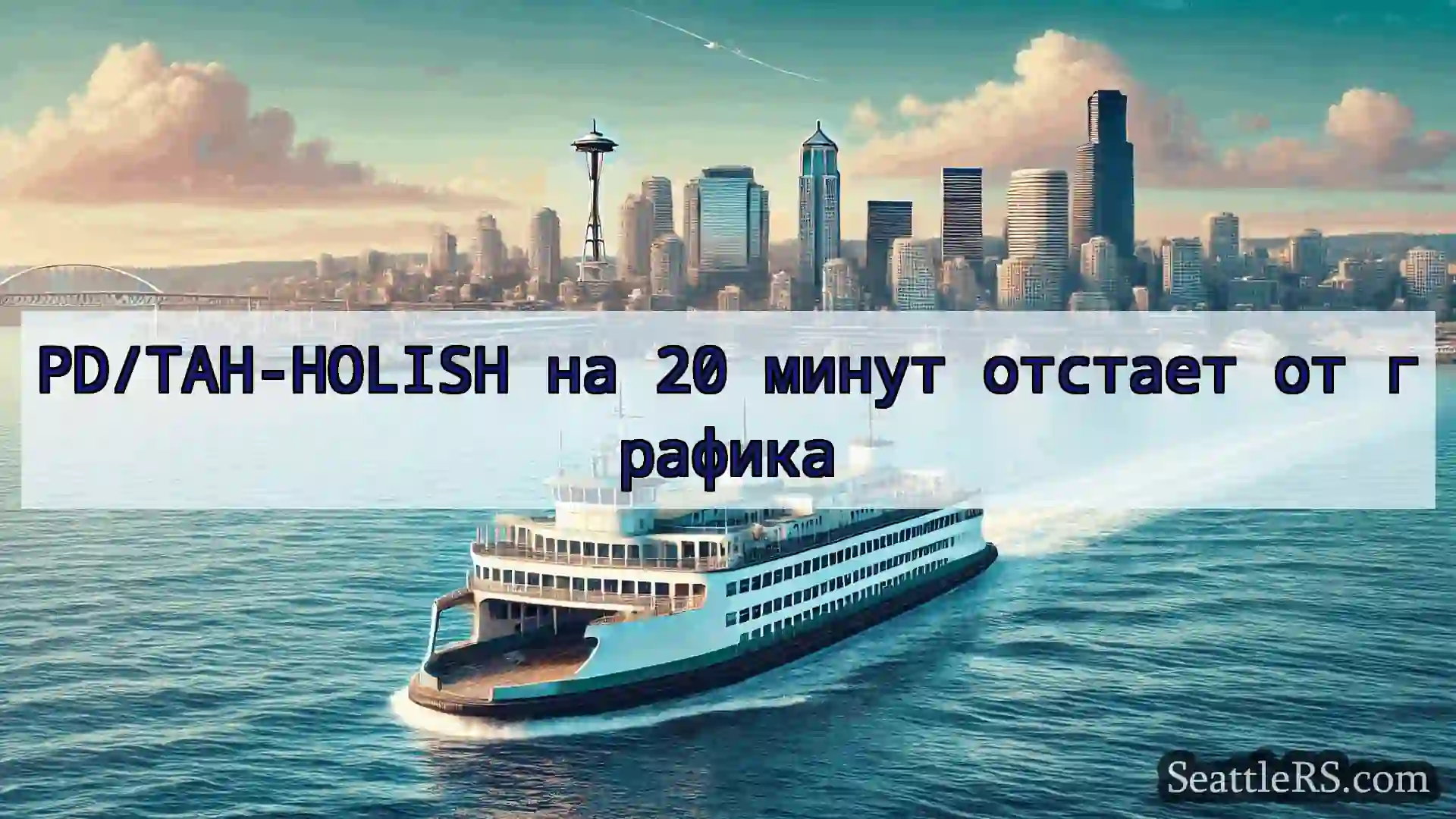 Сиэтл паромные новости PD/TAH-HOLISH на 20 минут отстает
