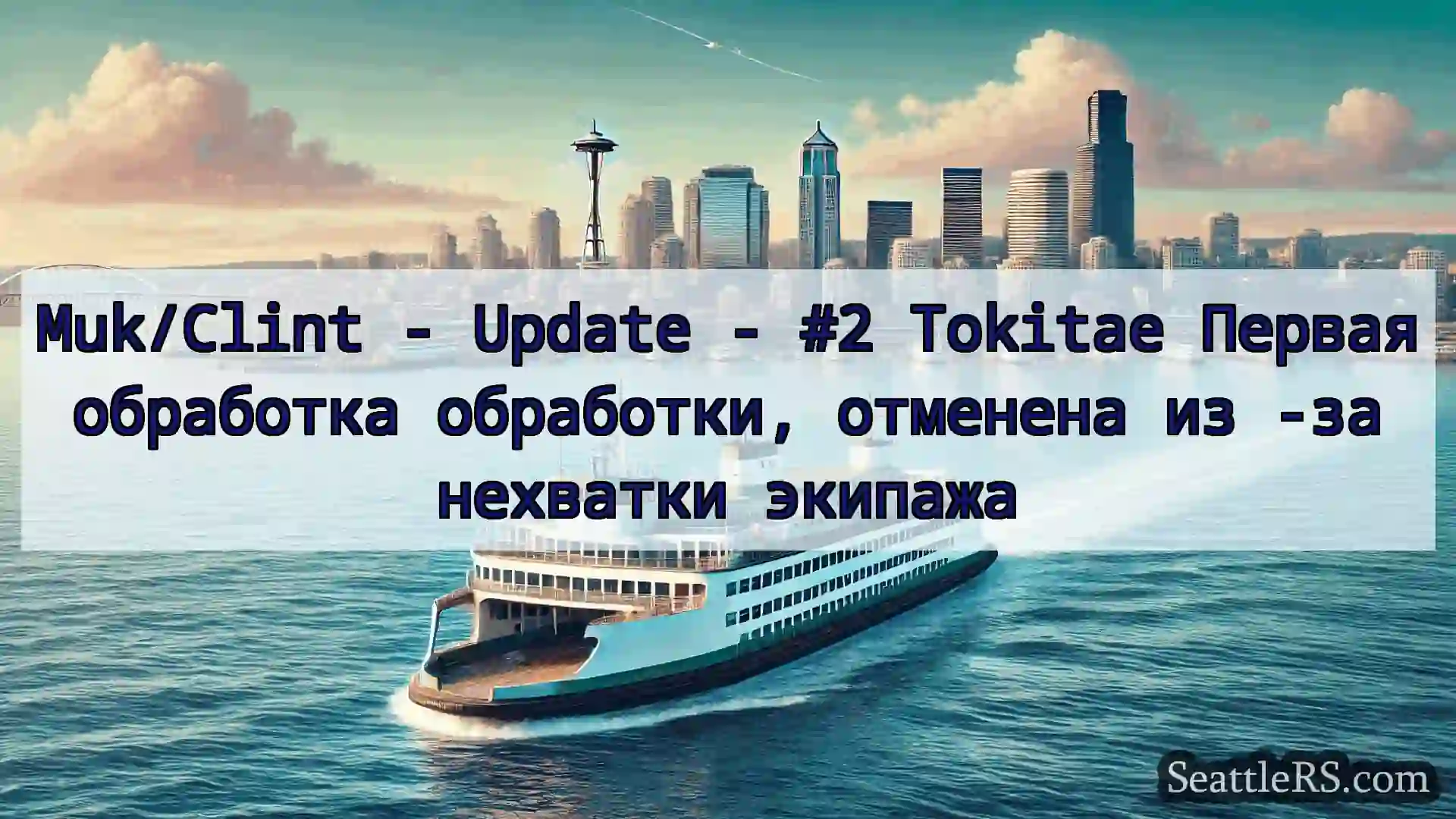 Сиэтл паромные новости Muk/Clint - Update - #2 Tokitae