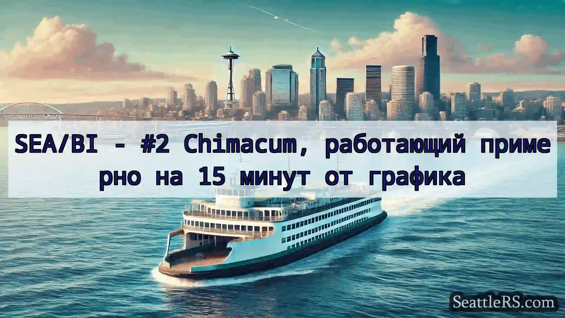 Сиэтл паромные новости SEA/BI - #2 Chimacum, работающий