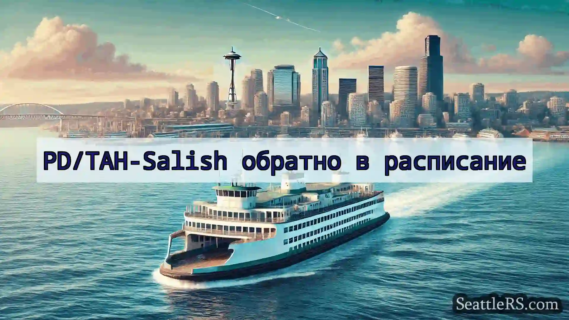 Сиэтл паромные новости PD/TAH-Salish обратно в расписание