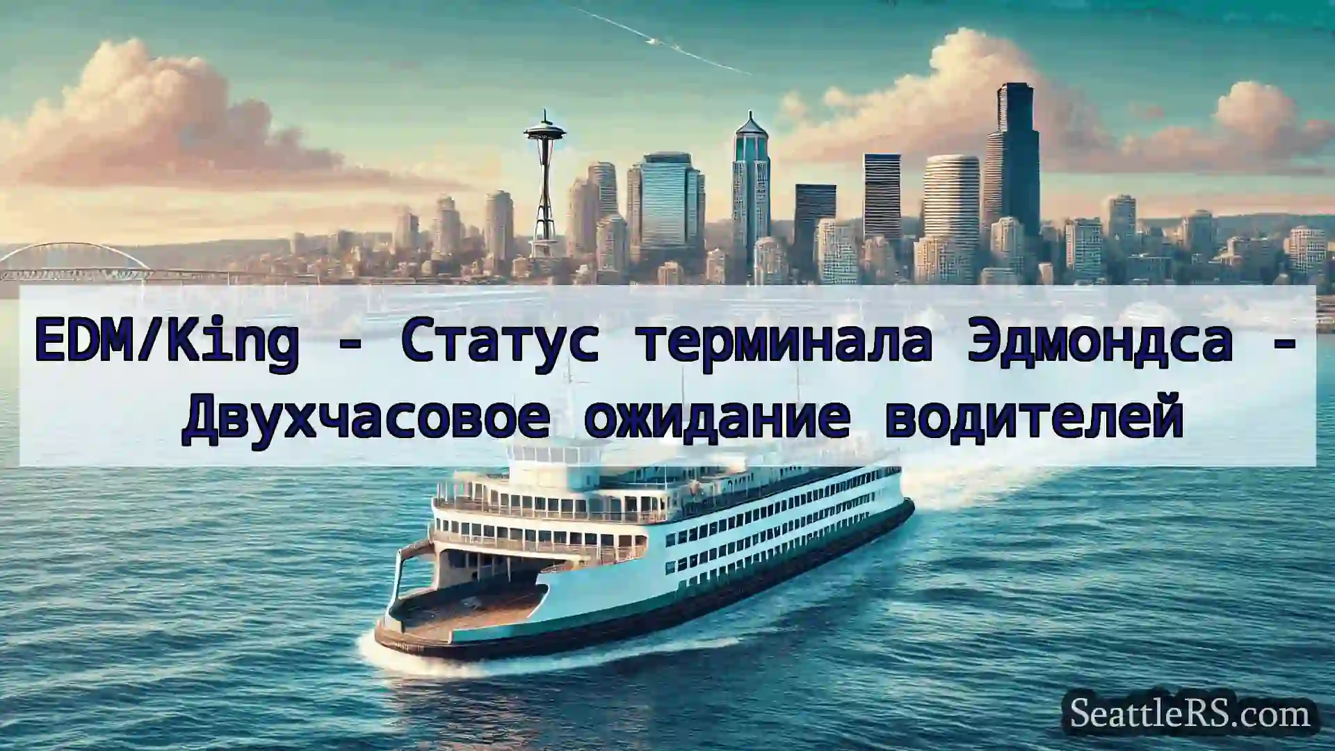 Сиэтл паромные новости EDM/King - Статус терминала