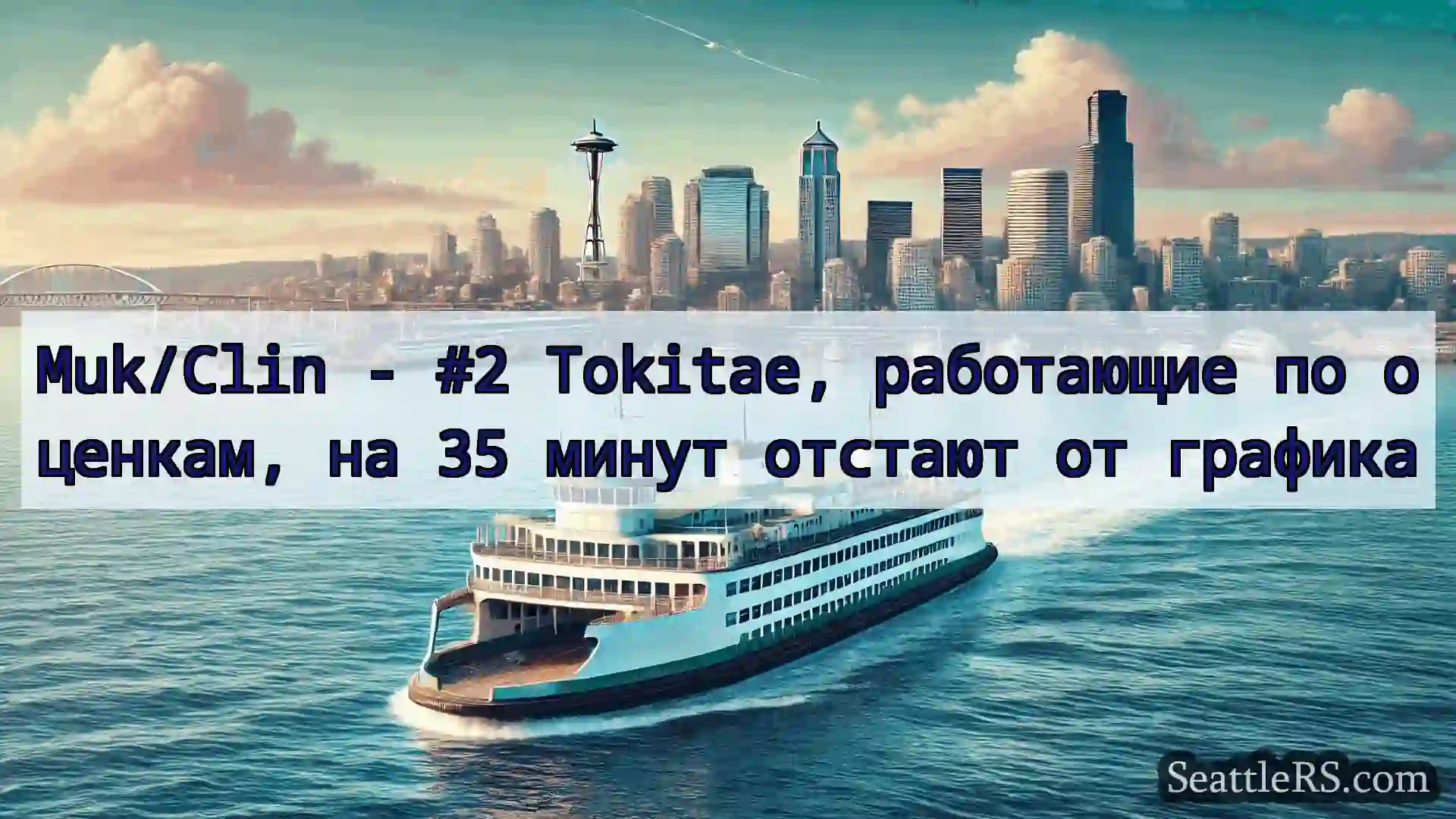 Сиэтл паромные новости Muk/Clin - #2 Tokitae, работающие