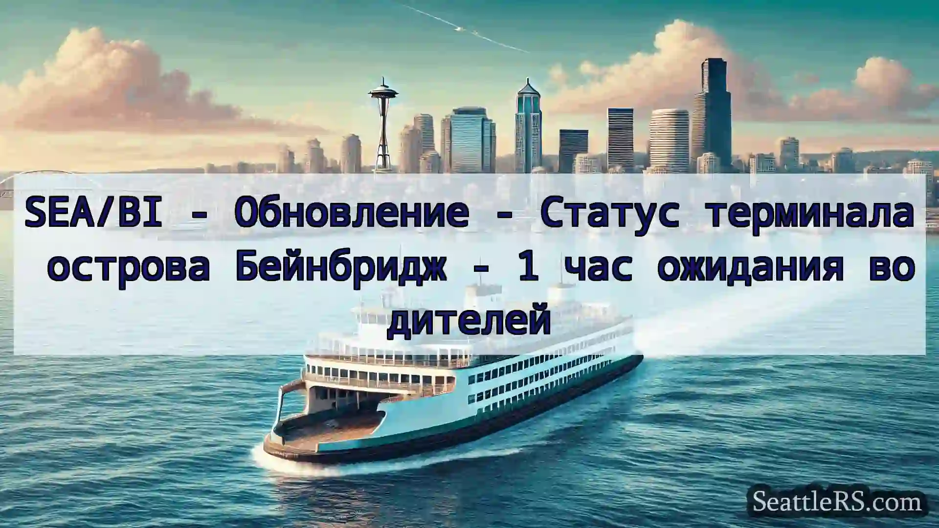 Сиэтл паромные новости SEA/BI - Обновление - Статус