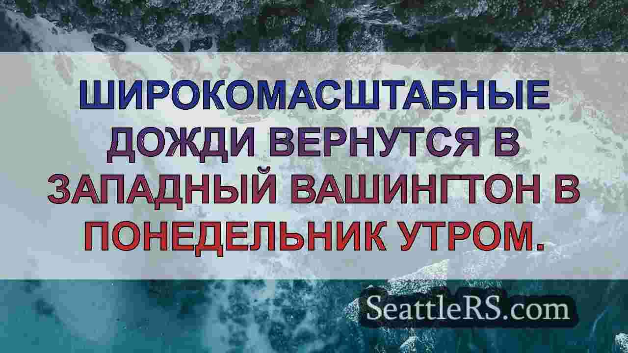 Атмосферная река принесет мокрый дождь