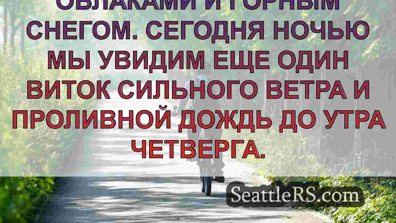 Погода в Сиэтле: Сильный ветер, ливень