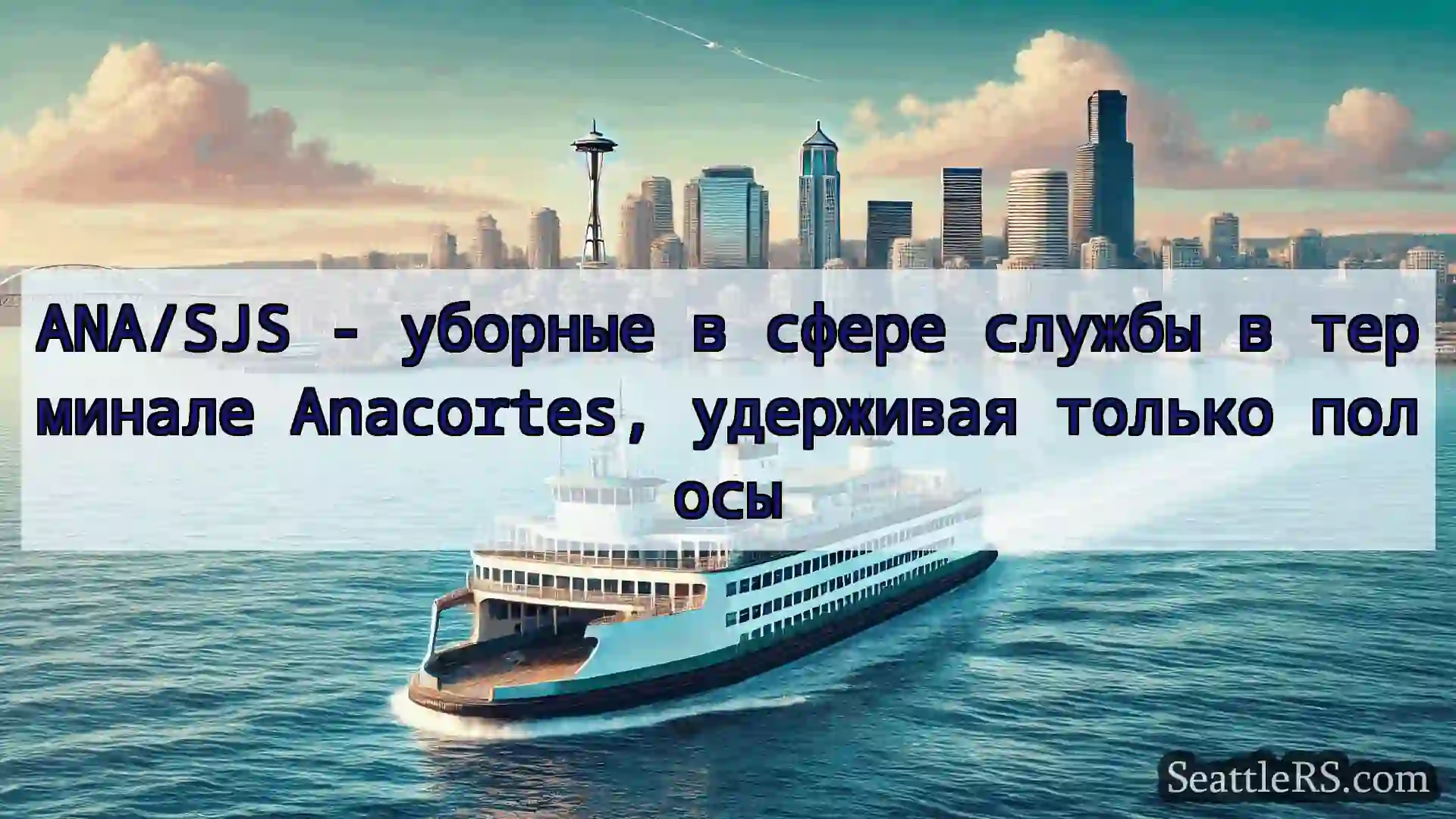 Сиэтл паромные новости ANA/SJS - уборные в сфере службы в