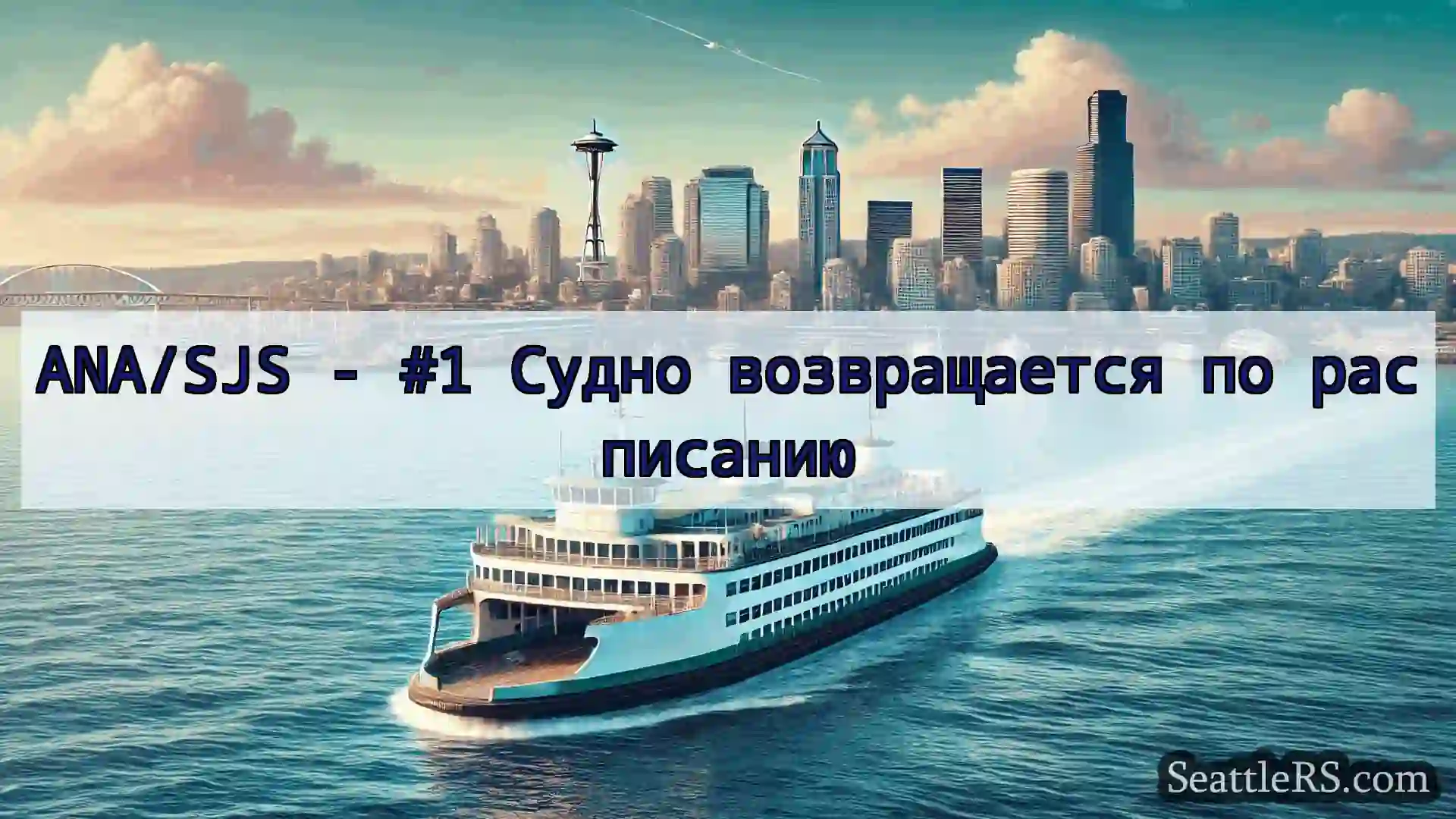 Сиэтл паромные новости ANA/SJS - #1 Судно возвращается по