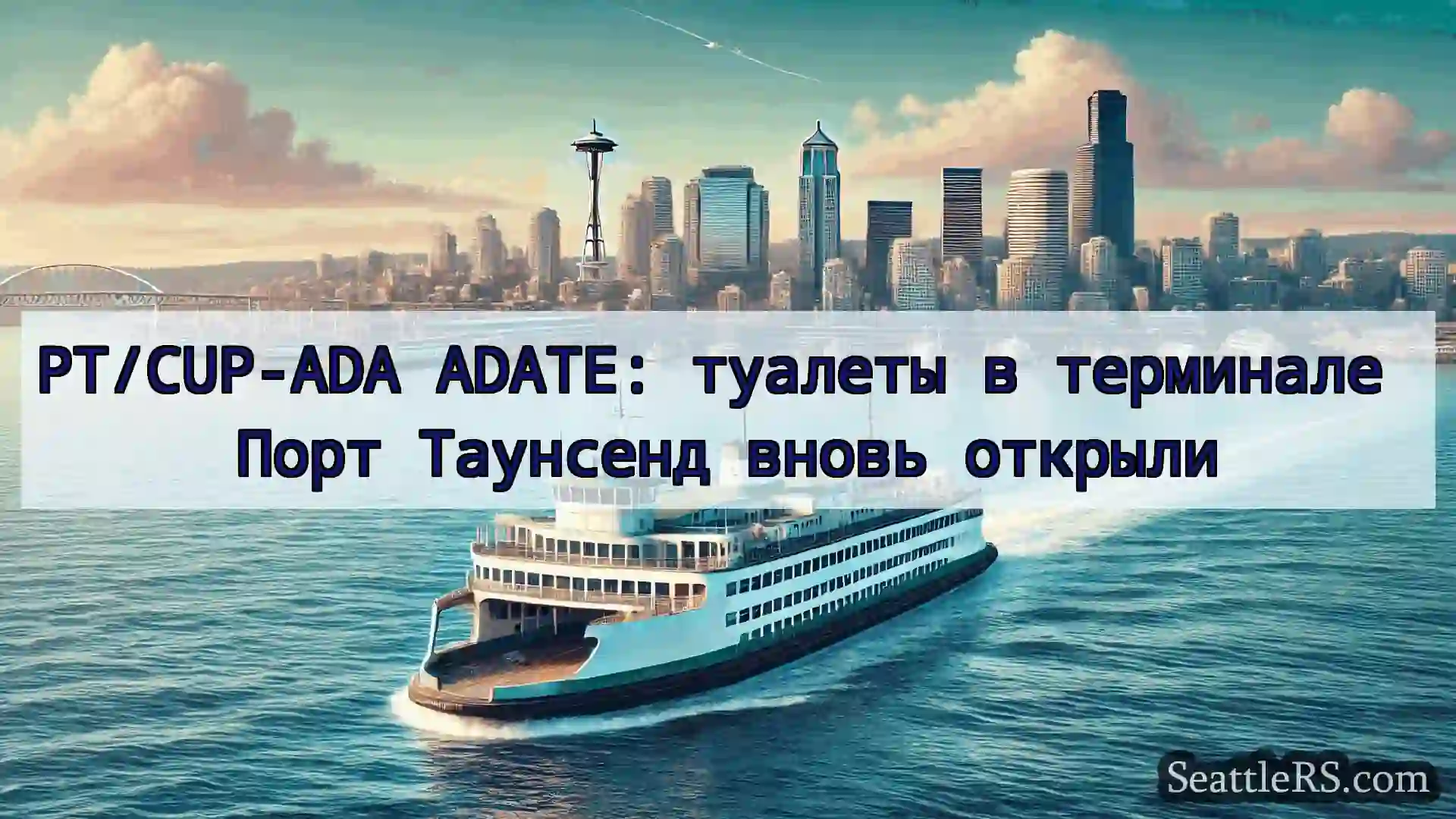 Сиэтл паромные новости PT/CUP-ADA ADATE: туалеты в