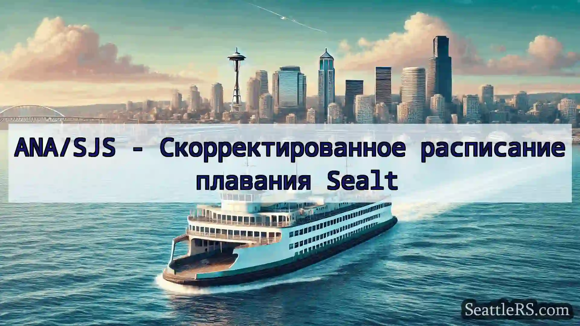 Сиэтл паромные новости ANA/SJS - Скорректированное